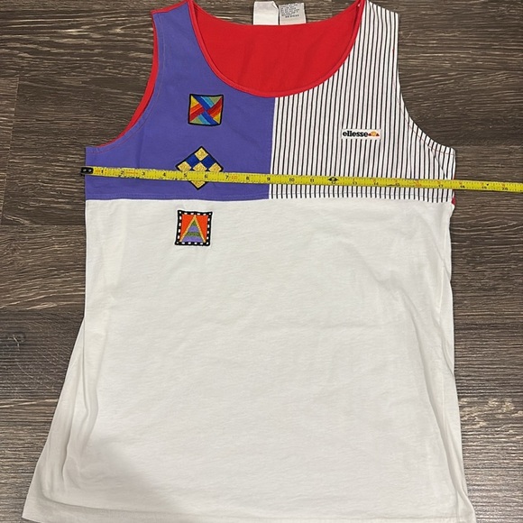 Ellesse vintage tank top with purple and red design - Picture 7 of 10